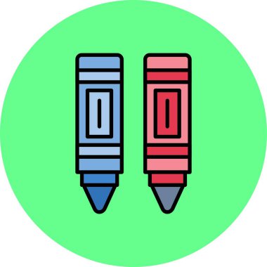  Crayon Creative Icons Desig