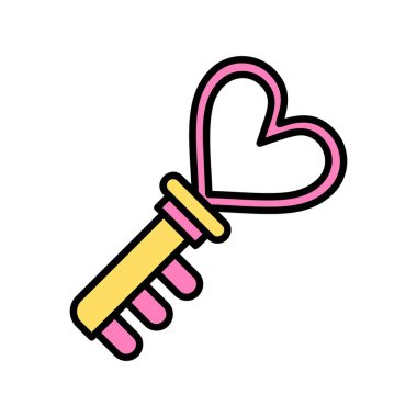 Love Key Creative Icons Desig