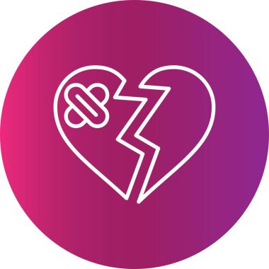  Broken Heart Creative Icons Desig