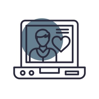 Laptop Yaratıcı Simgeler Tasarımı