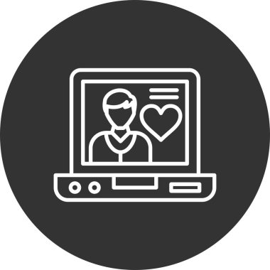 Laptop Yaratıcı Simgeler Tasarımı