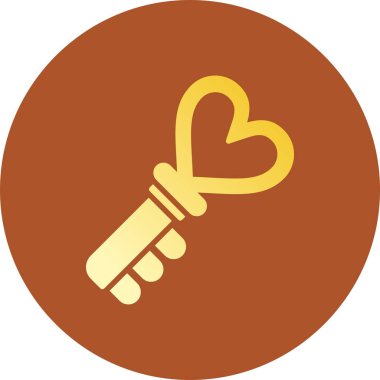 Love Key Creative Icons Desig