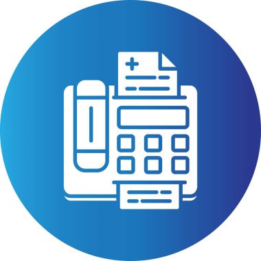 Fax Machine creative Icon Desig