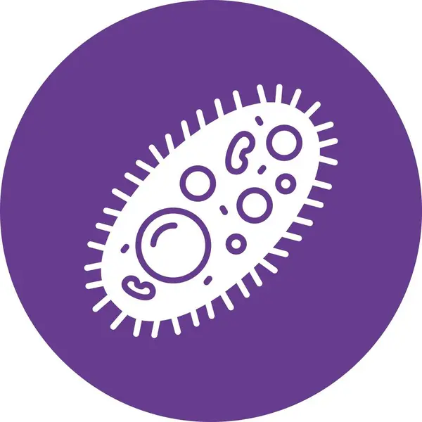Bacteria Creative Icon Desig — Stock vektor