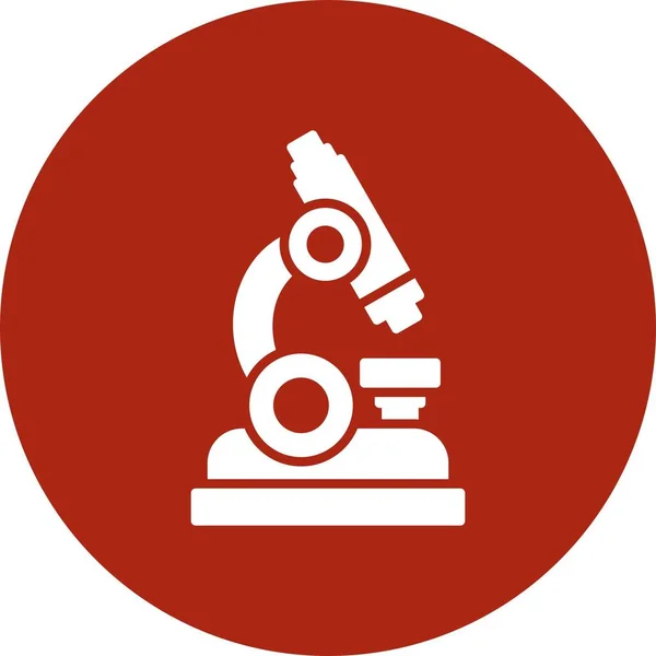 Microscopio Creativo Icon Desig — Vector de stock