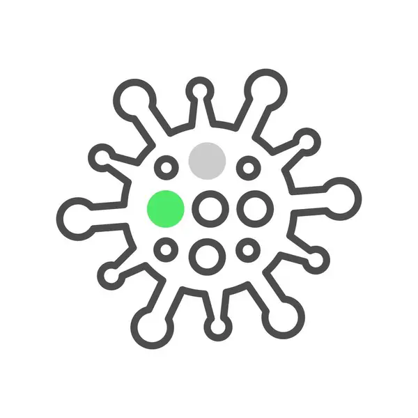 Virus Creative Icon Desig — Vector de stock
