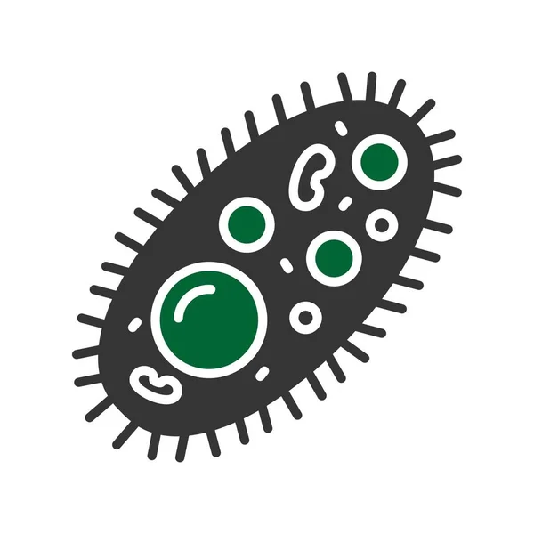 Bacteria Creative Icon Desig — Vector de stock
