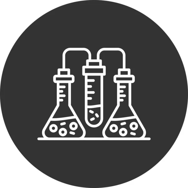 化学創造的なアイコンのデザイン — ストックベクタ