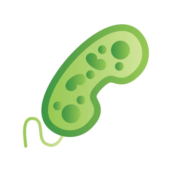 Bacterias Creativas Icon Desig — Vector de stock
