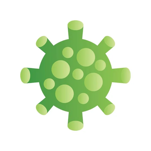 コロナウイルスの創造的なアイコンデザイン — ストックベクタ