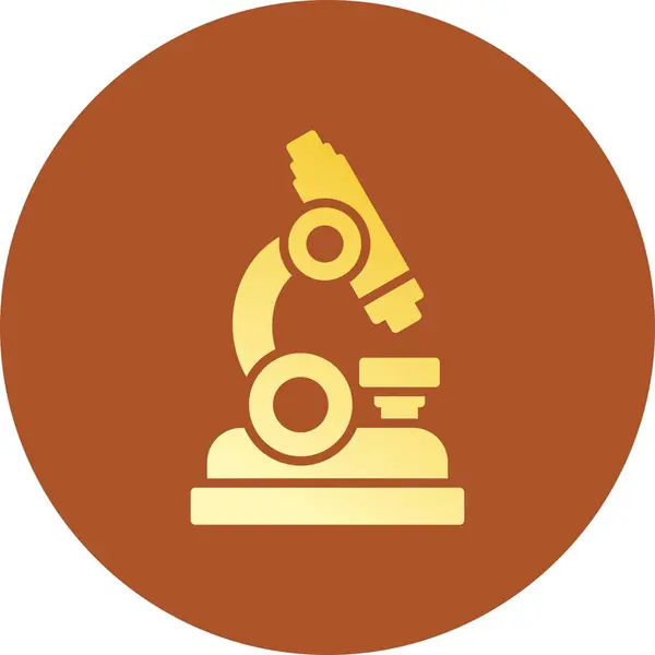 Mikroskop Yaratıcı Simge Tasarımı — Stok Vektör