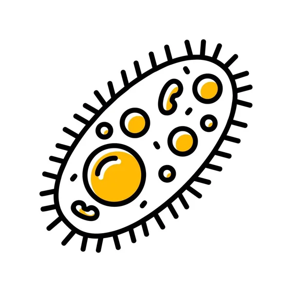 Bakteri Yaratıcı Simge Tasarımı — Stok Vektör