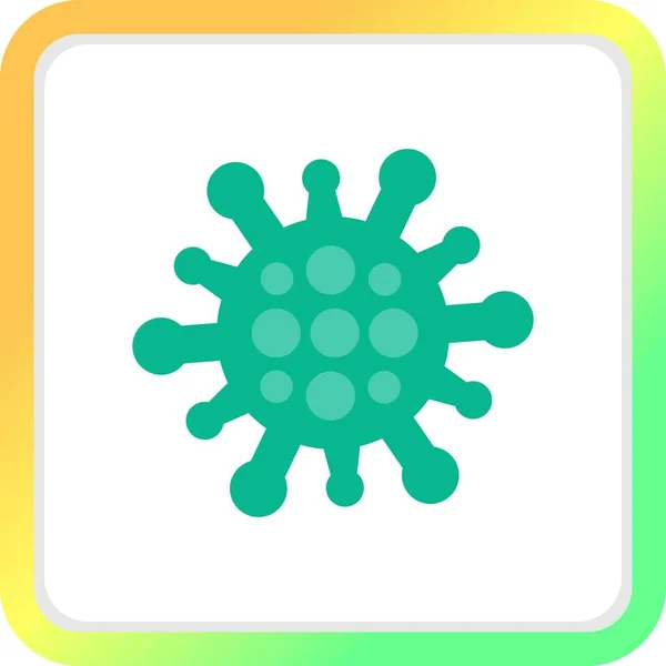 Icono Creativo Virus Desig — Vector de stock