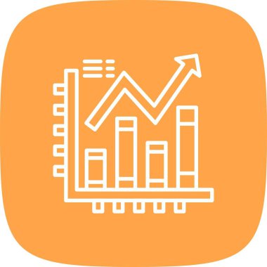 Line Chart Creative Icons Desig