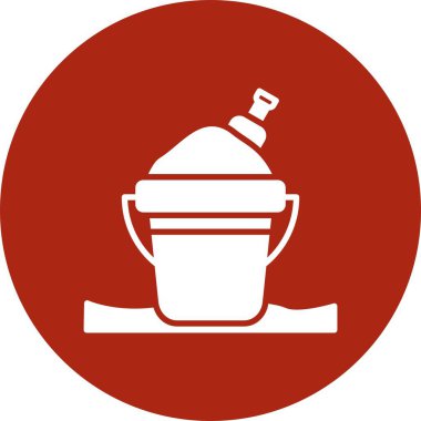 Sand Bucket Creative Icons Desig