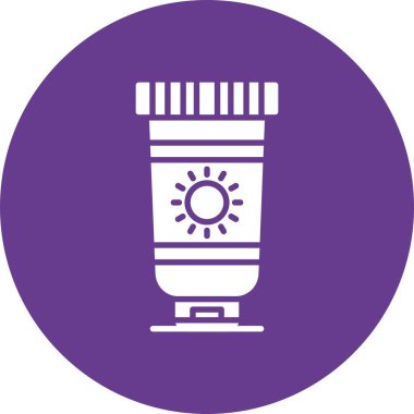 Sunscreen Creative Icons Desig
