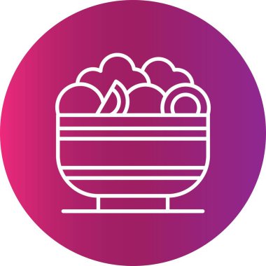 Salata Yaratıcı Simgeler Tasarımı