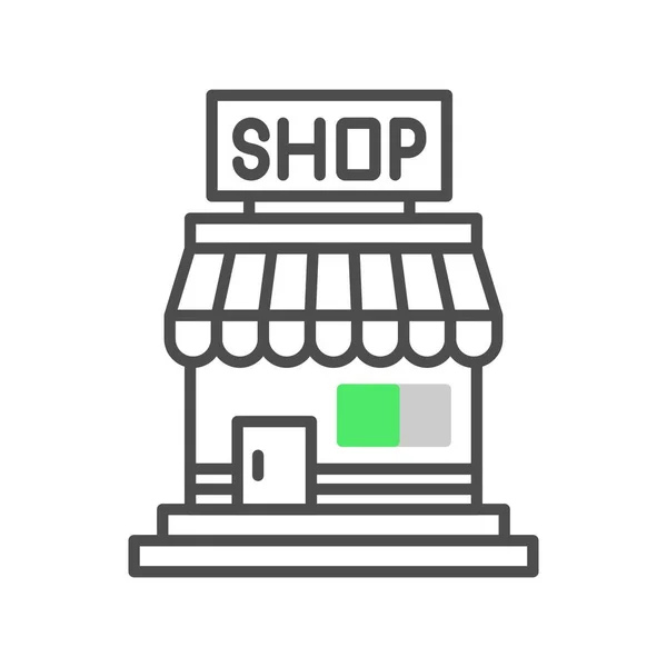 Shop Creative Icons Desig — Vetor de Stock