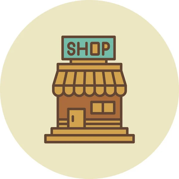 Shop Creative Icons Desig — Stockový vektor