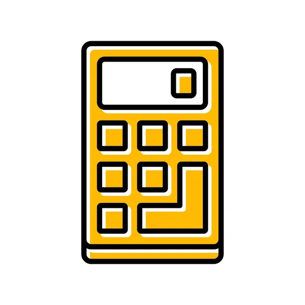 Креативные Иконки Калькулятора — стоковый вектор