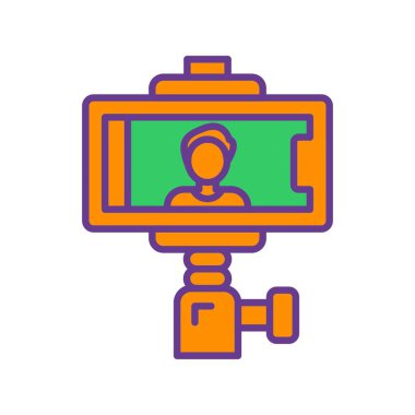 Selfie Stick Creative Icons Desig