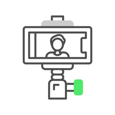 Selfie Stick Creative Icons Desig