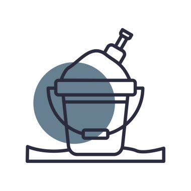 Sand Bucket Creative Icons Desig