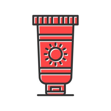 Sunscreen Creative Icons Desig