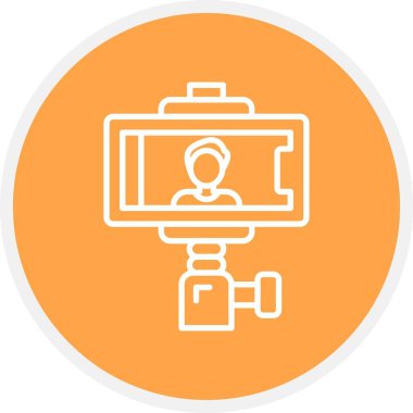 Selfie Stick Creative Icons Desig