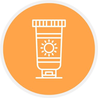 Sunscreen Creative Icons Desig