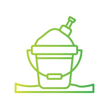 Sand Bucket Creative Icons Desig