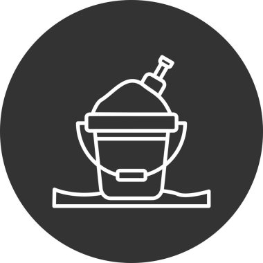 Sand Bucket Creative Icons Desig