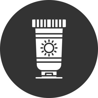 Sunscreen Creative Icons Desig