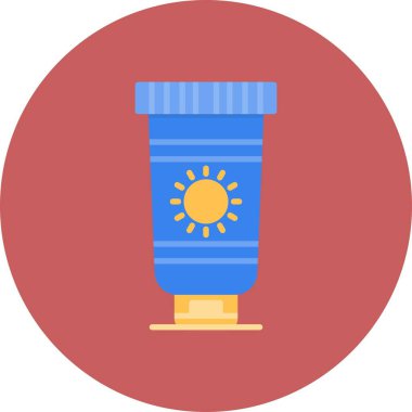 Sunscreen Creative Icons Desig