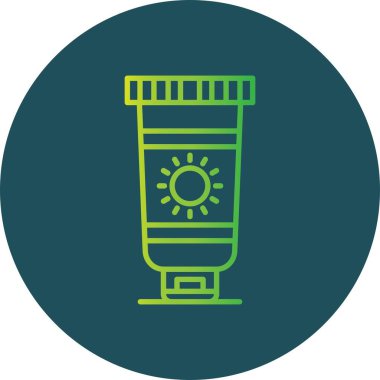 Sunscreen Creative Icons Desig