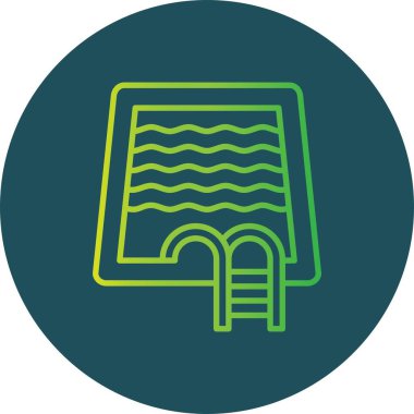  Swimming Pool Creative Icons Desig