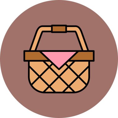 Picnic Basket Creative Icons Desig