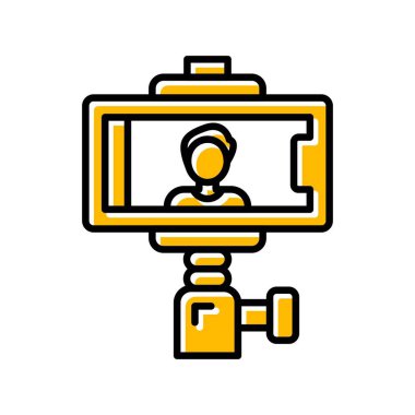 Selfie Stick Creative Icons Desig