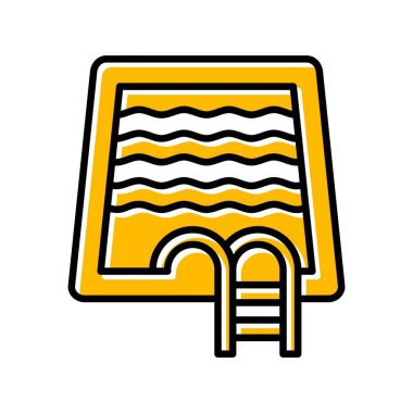  Swimming Pool Creative Icons Desig
