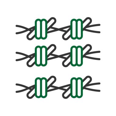 Barbed Wire Creative Icons Desig