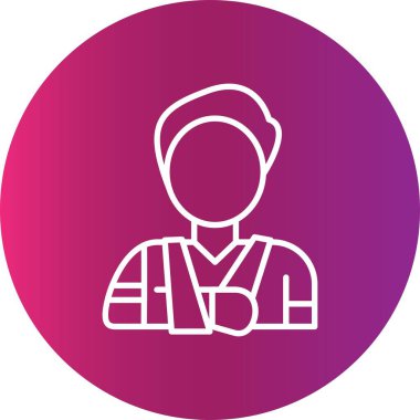 Injury Creative Icons Desig