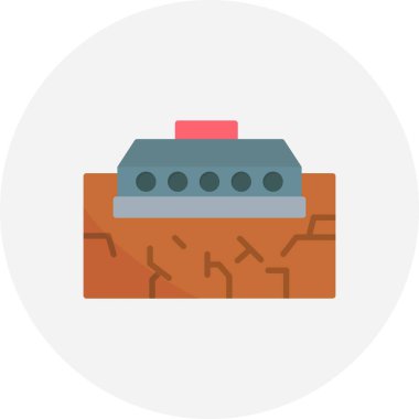 Land Mine Creative Icons Desig
