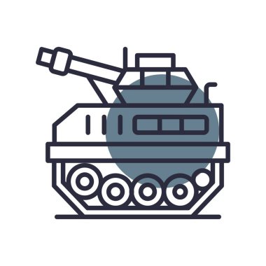 Tank Yaratıcı Simgeler Tasarımı