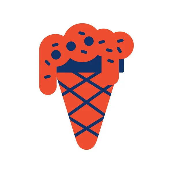 Ice Cream Creative Icons Desig — Stock vektor