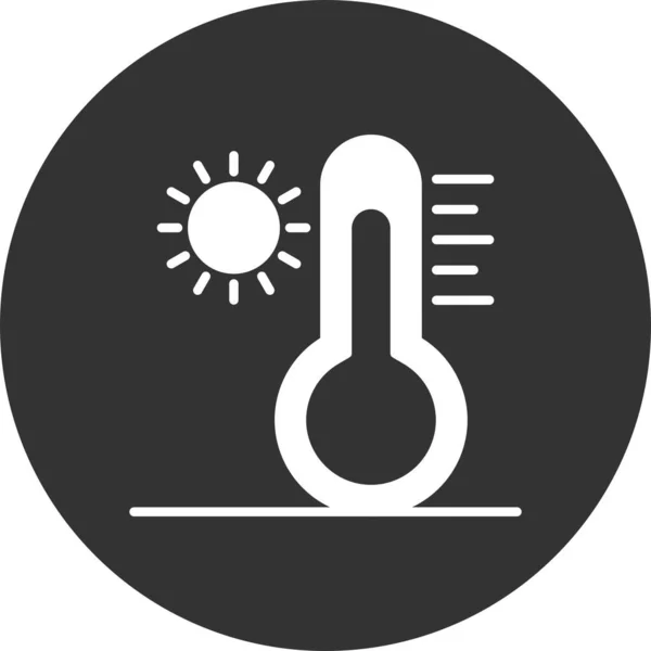 High Temperature Creative Icons Desig — Vetor de Stock