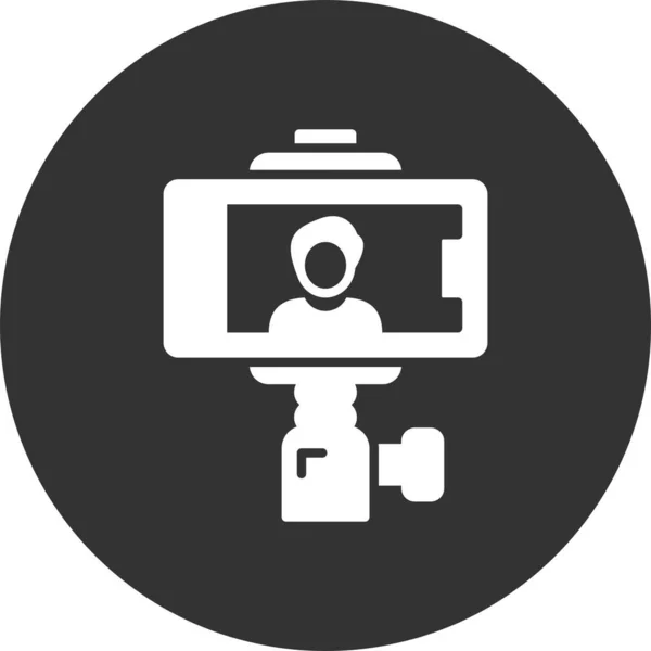 Selfie Stick Creative Icons Desig — Stockvector