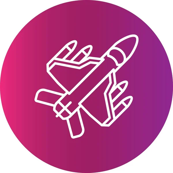 Plane Creative Icons Desig — Stock Vector