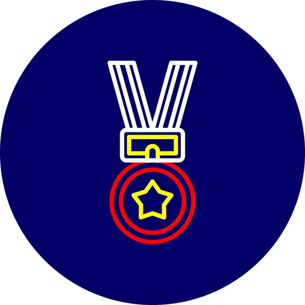 Medal Creative Icons Desig — Stockový vektor