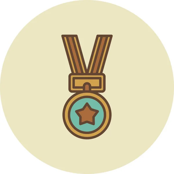 Medal Creative Icons Desig — Stockový vektor