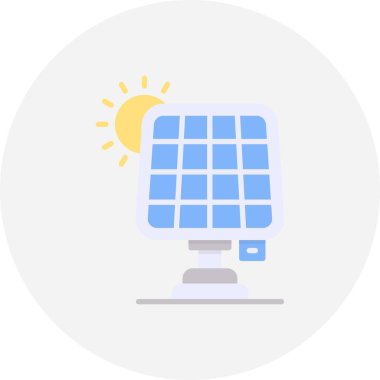Solar Panel Creative Icons Desig